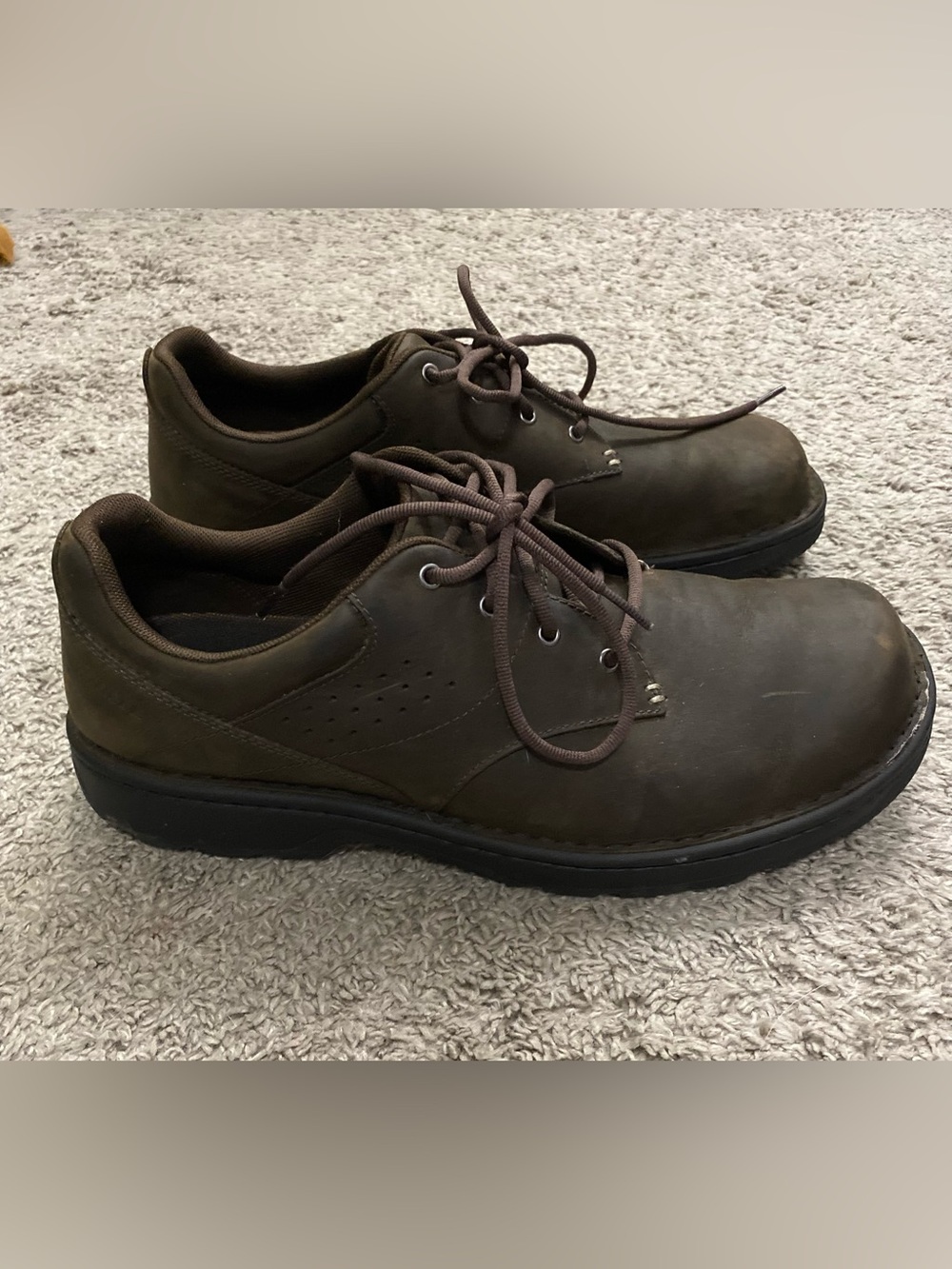 Merrell Men's Dark Brown Lace-Up Oxford Shoes